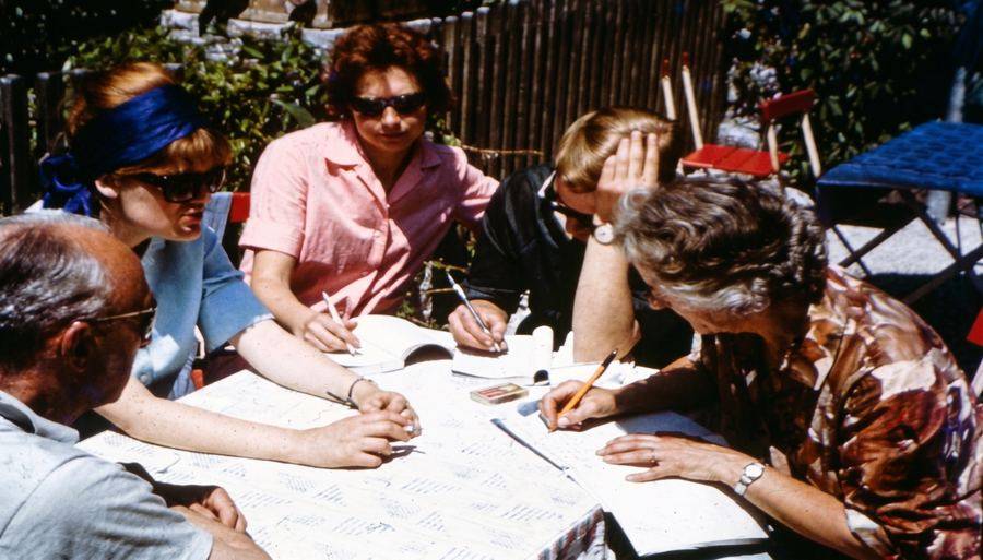 Just short of the Austro-Yugoslav frontier, a brief respite. Catching up with our diaries and log